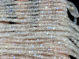 4MM Rainbow Moonstone Faceted Roundel Beads, Length 14'' AAAA Quality faceted Beads. Blue Rainbow Moonstone- Moonstone Faceted Rondelle