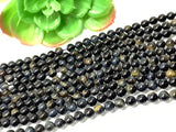 6mm Blue Tiger Eye Round Beads- AAA Quality- Wholesale Blue Tiger Eye Beads- Blue Tiger Eye Beads -40 cm Length