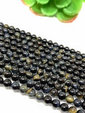 6mm Blue Tiger Eye Round Beads- AAA Quality- Wholesale Blue Tiger Eye Beads- Blue Tiger Eye Beads -40 cm Length