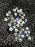 7MM Labradorite Round Cabs. Natural Blue Fire Cabs , Gemstone cabs pack of 10 pc , Gemstone cabs