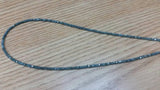 4 Inch Blue Diamond Faceted, Diamond Beads AAA Quality, Size 2mm Good Shining