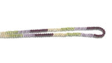 Multi Semi Precious Round beads, Garnet+Citrine+Amethyst + Perdidot 3.5 mm size , length 15'