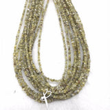 Yellow Diamond Chips strand - length 17" Natural diamond chips - 13 carat strand , diamond beads in freeform shape .