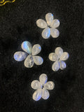 9X13MM and AAAA Rainbow Moonstone Cabochon-Natural Untreated Strong Blue Fire- Rainbow (Pack of 6 Pc.)