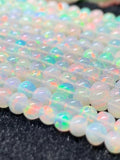 Ethiopian Opal Round 3-6M Beads,16 Inches Strand,Superb Quality,Natural Ethiopian Opal round beads ,code #13 Precious gemstone, lots of fire