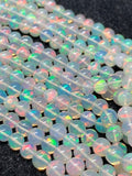 Ethiopian Opal Round 3-4M Beads,16 Inches Strand,Superb Quality,Natural Ethiopian Opal round beads ,code #12 Precious gemstone, lots of fire