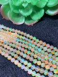 Ethiopian Opal Round 2.5-6M Beads,16 Inches Strand, Natural Ethiopian Opal round beads , code #9 Precious gemstone, lots of fire