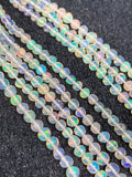 Ethiopian Opal Round 2-6M Beads,16 Inches Strand,Superb Quality,Natural Ethiopian Opal round beads , code #6 Precious gemstone, lots of fire