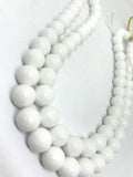 10 MM White Quartz Faceted Round beads, AAA Quality perfect round shape . Length 40 cm