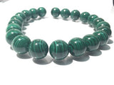 16MM Malachite Round Beads , Length of strand 40 Cm - Top Quality Beads- Malachite Beads - Dark Green Color- AAA Quality