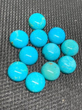 12 mm Natural Turquoise Cabs- Quality AAA- gemstone cabs Pack of 1 pc 100% natural turquoise- Turquoise Round Cabochon