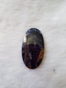 Sodalite Smooth Cabs ,Natural gemstone cabochon .Size 41X23 MM code 01 , Natural Gemstone cabs . Good Quality