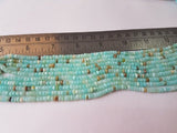 2 Strands Pack Peruvian  Opal Faceted Rondelles 4-4.5MM  size, Super Quality , Natural peruvian Opal beads  ,length 13.5"