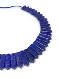 Lapis Necklace -CODE #23 -Lapis Square Shape Necklace- Lapis Fancy Necklace - Fancy Jewelry - Super Quality - Lapis Lazuli Necklace