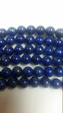 Lapis Round Beads , 6mm, Natural Lapis , Length in 16" Deep Blue Lapis, AAA Quality Round shape