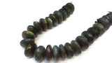 16mm Labradorite Faceted Roundel beads, Top Quality Roundel , Big Size Labradorite . rare Quality Available Length 9 Inch