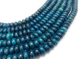 10 MM Neon Apatite Roundel Beads - 40 cm Length - Top Quality - 100% Natural Beads- Neon Apatite Rondelle Beads