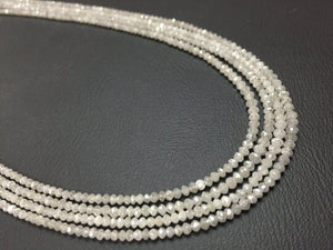 2.5MM Diamond faceted Beads Grey and brown Color, Top Quality .Natural grey Diamond , pack of 10 loose pc .