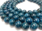 14 mm Neon Apatite Smooth Round, Perfect Round Beads- 40 cm Length -