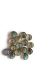 6MM Labradorite Round Cabs. Natural Blue Fire Cabs , Gemstone cabs pack of 6 pc , Gemstone cabs