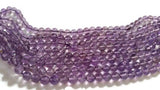 5MM Amethyst Round Beads , Good Quality in 15" Length . Amethyst Smooth Round beads  AA quality