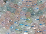 AAA Quality 8mm Aquamarine & Morganite Smooth Round beads, Perfect Round Beads- Length 40 cm- Aquamarine Beads- Morganite Beads