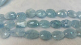 Aquamarine Faceted Nugget, 14-15X21-22 mm, Aquamarine Tumble Beads, Blue Aquamarine Top Quality.length 16"