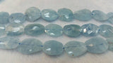 Aquamarine Faceted Nugget, 14-15X21-22 mm, Aquamarine Tumble Beads, Blue Aquamarine Top Quality.length 16"