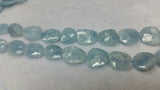 Aquamarine Faceted Nugget, 14-15X21-22 mm, Aquamarine Tumble Beads, Blue Aquamarine Top Quality.length 16"