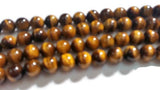 12mm Tiger Eye Round Beads , Length of strand 16 " Good quality and Natural Tiger Eye