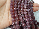 12MM Lepidolite Round beads ,Natural stone length 40cm .Good Quality beads