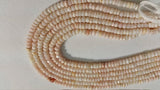 Pink Opal Faceted Roundel 5mm Beads, Super Quality , Natural Pink Opal beads  ,length 13.5"