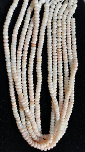 Pink Opal Faceted Roundel 5mm Beads, Super Quality , Natural Pink Opal beads  ,length 13.5"