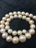Freshwater Pearl Round beads ,11-15mm size -100% Natural Color - Pink Color AAAA Quality 40cm Length