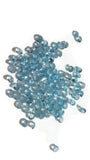 3mm Swiss Blue Topaz faceted Round Cabs, B.T Cabs, Pack of 8 pc . Swiss Blue Topaz cabochon