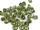 3mm Peridot Round Cut , Top Quality , Pack of 8 Pieces , loose Gemstone Cabochon , Gemstone cut stone