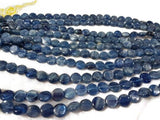 10mm Kyanite Coin Beads AAA Quality , Blue Kyanite top quality Rare Available- Kyanite Beads 40cm