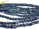 12 mm Kyanite Coin Beads AAA Quality , Blue Kyanite top quality Rare Available- Kyanite Beads 40cm