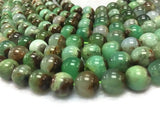 12mm Chrysoprase Round Beads, AA quality , Natural gemstone beads- Length 40 cm . Green Chrysoprase Perfect Round shape