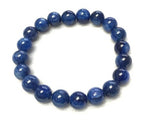 Kyanite Bracelet 10M , Natural Kyanite Bracelet, Kyanite Round Bracelet, Kyanite Beads Bracelet, Blue Beaded Bracelet Mens,Women Bracelet