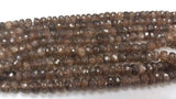 Andalusite Roundel faceted 5-7MM Fine Quality, Hand cut faceted roundel , length 15'' , gemstone faceted beads