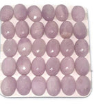 10X14 MM Kunzite Faceted Oval Cabs, Top Quality Cabochon Pack of 2 Pc Good Color kunzite gemstone cabs- Kunzite Cabs origin brazil