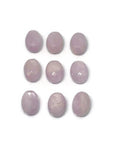 10X14 MM Kunzite Faceted Oval Cabs, Top Quality Cabochon Pack of 2 Pc Good Color kunzite gemstone cabs- Kunzite Cabs origin brazil