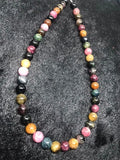 8MM Multi Tourmaline  Round beads. Fine quality beads , Length 15 Inch code #CT