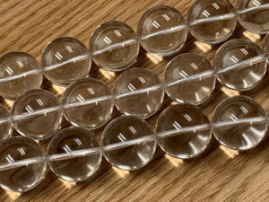 Crystal Round Beads -16mm Size-  Crystal Clear beads- 40 cm Length - AAA Quality