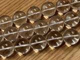 Crystal Round Beads -16mm Size-  Crystal Clear beads- 40 cm Length - AAA Quality