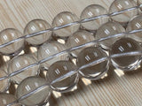 18MM Crystal Round Beads - Crystal Clear beads- 40 cm Length - AAA Quality