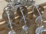 16MM Crystal Round Beads - Crystal Clear beads- 40 cm Length - AAA Quality