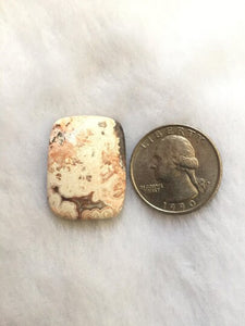 Rosetta Jasper Rectangle Cabochon, Size 28x21 mm Code 57 ,Natural Gemstone Cabochon - Good Quality Cabochons