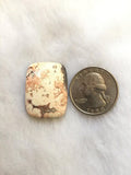 Rosetta Jasper Rectangle Cabochon, Size 28x21 mm Code 57 ,Natural Gemstone Cabochon - Good Quality Cabochons